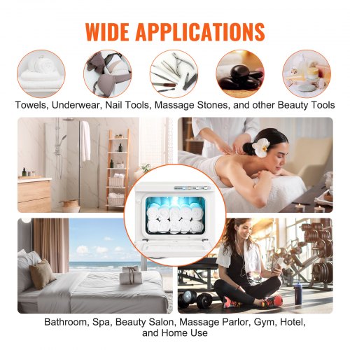 Hot Towel Warmer 8L Spa Hot Towel Warmer Cabinet 2in1 Towel Warmer
