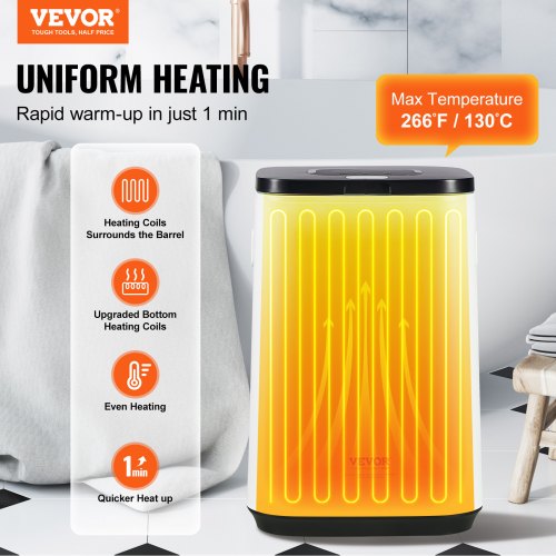 Towel Warmer 20L Towel Warmer Bucket with 24h Delay Timer 204060 Min