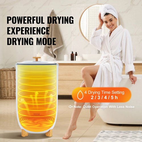 Towel Warmer 35L Towel Warmer Bucket with Drying Modes25h Heating Mode