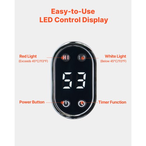 Towel Warmer Bucket 25L Heated Towel Warmer with LED Display Large Blanket