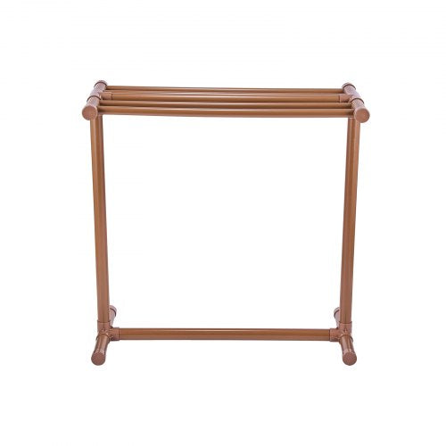 Towel Rack 5 Bars Outdoor PVC Towel Holder Floor Standing Pool Towel