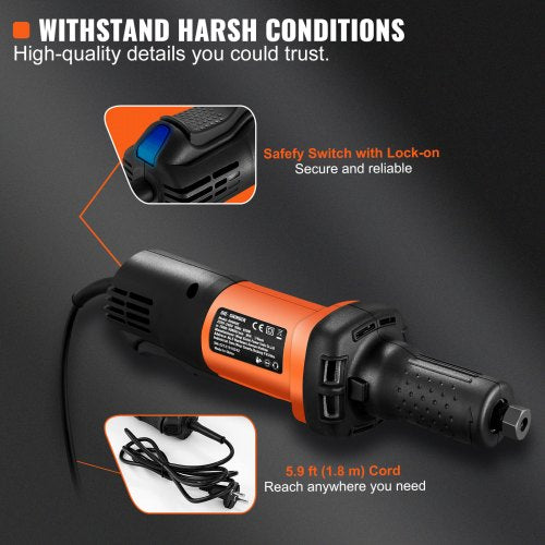 Die Grinder 14 Collet Variable Speed 1000028000RPM Heavy Duty