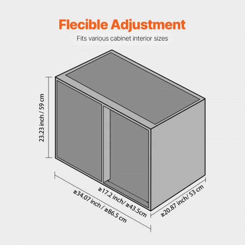 Swing Right Blind Corner Cabinet Pull Out Organizer for 36 inch Width Blind