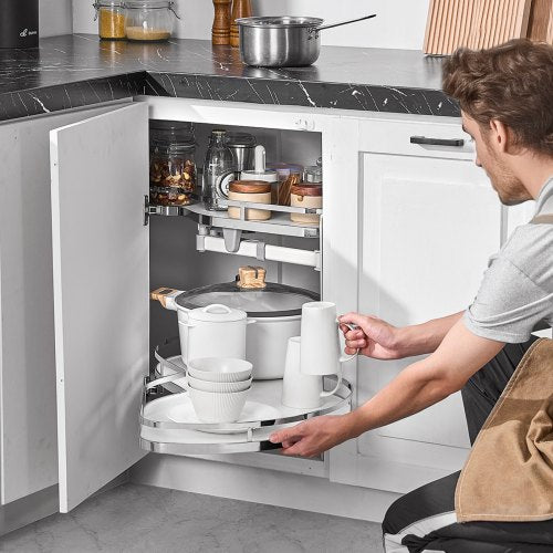 Swing Right Blind Corner Cabinet Pull Out Organizer for 36 inch Width Blind