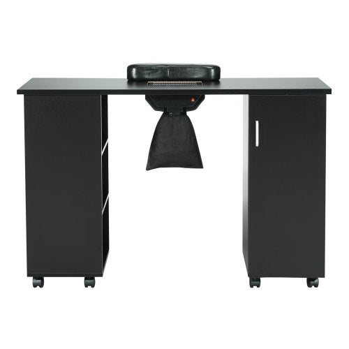 Manicure Table Nail Table Station with Electric Dust Collector Moveable