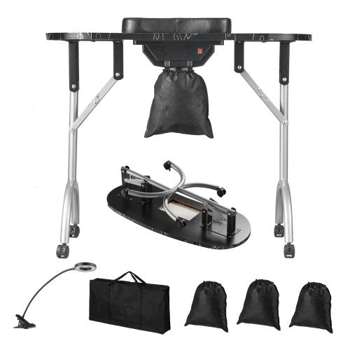 Portable Manicure Table Foldable Nail Table with Electric Dust Collector