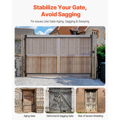 Gate Building Kit Fits 36 to 60 in Wide Openings Up from 6 to 7 ft High