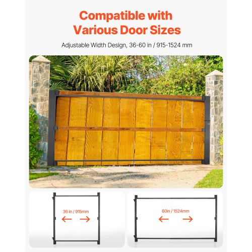 Gate Building Kit Fits 36 to 60 in Wide Openings Up from 6 to 7 ft High