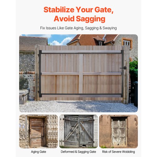 Gate Building Kit Fits 40 to 72 in Wide Openings Up from 4 to 5 ft High