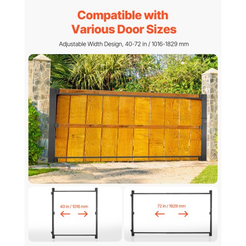 Gate Building Kit Fits 40 to 72 in Wide Openings Up from 4 to 5 ft High