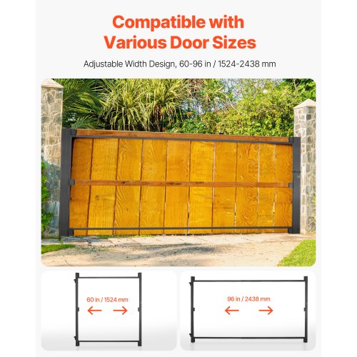 Gate Building Kit Fits 60 to 96 in Wide Openings Up from 4 to 5 ft High