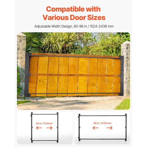 Gate Building Kit Fits 60 to 96 in Wide Openings Up from 6 to 7 ft High