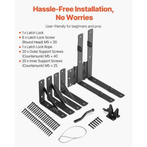Gate Corner Brace Bracket Anti Sag Gate Frame Hardware Kit Gate Frame