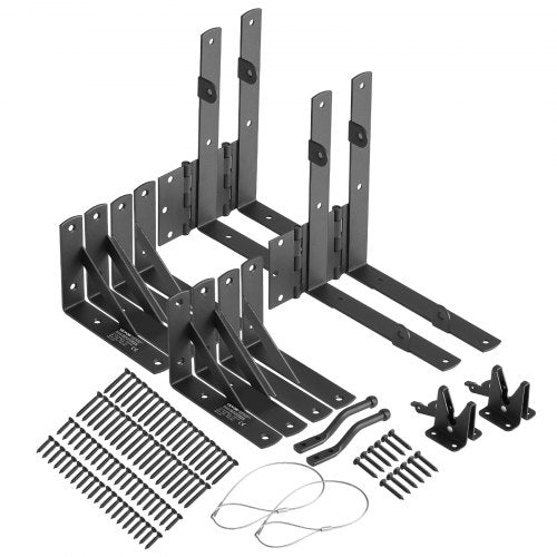 Gate Corner Brace Bracket 2 Sets Anti Sag Gate Frame Hardware Kit Gate