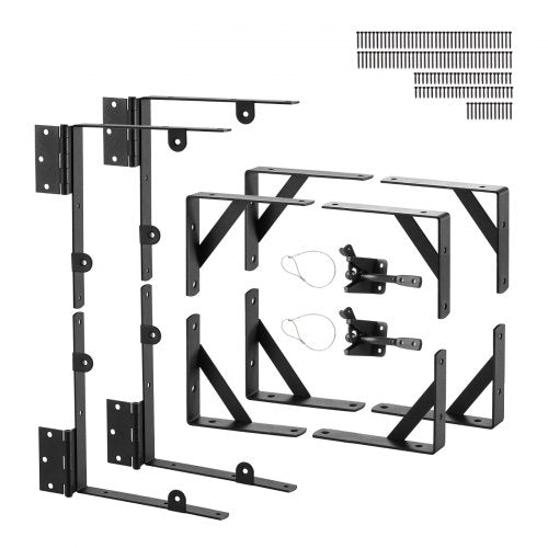 Gate Corner Brace Bracket 2 Sets Anti Sag Gate Frame Hardware Kit Gate