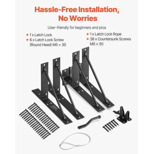 Gate Corner Brace Bracket Anti Sag Gate Frame Hardware Kit Gate Frame
