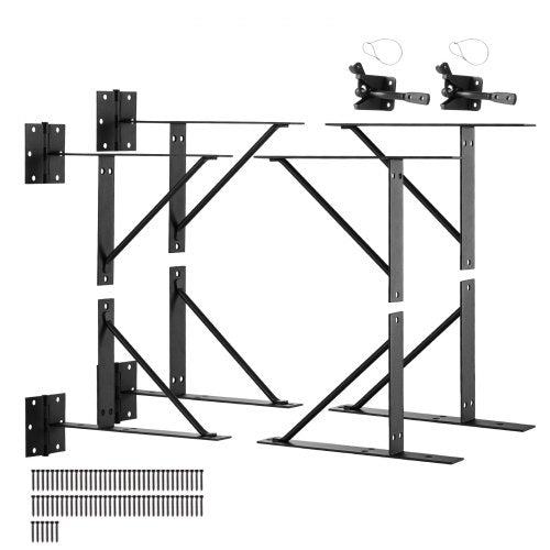 Gate Corner Brace Bracket 2 Sets Anti Sag Gate Frame Hardware Kit Gate