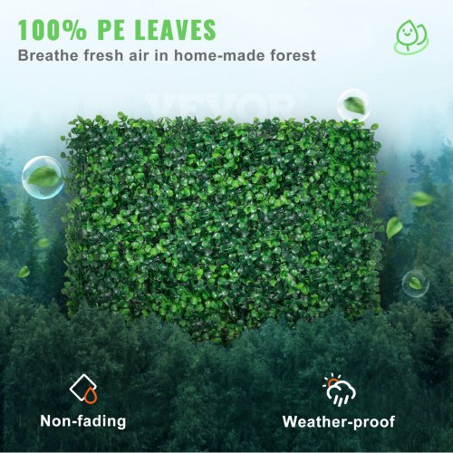 12PCS 20x20inch Artificial Boxwood Panels Boxwood Hedge Wall