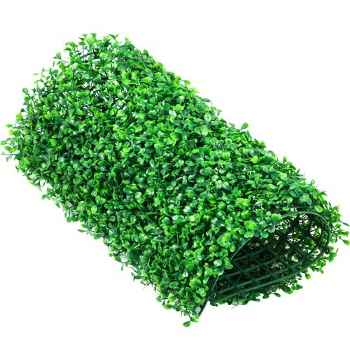 Artificial Boxwood Panel UV 48pcs Boxwood Hedge Wall Panels Artificial Grass