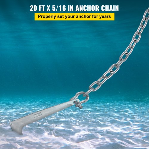 Anchor Chain 20 x 516 Galvanized Steel Chain 38 Anchor Chain Shackle