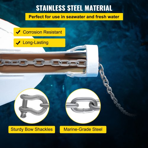 Anchor Chain 20 x 516 Galvanized Steel Chain 38 Anchor Chain Shackle