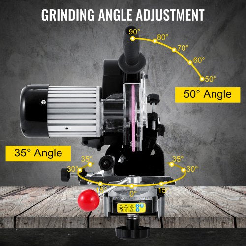 Electric Chainsaw Sharpener 230W Professional MultiAngle Adjustable Chain