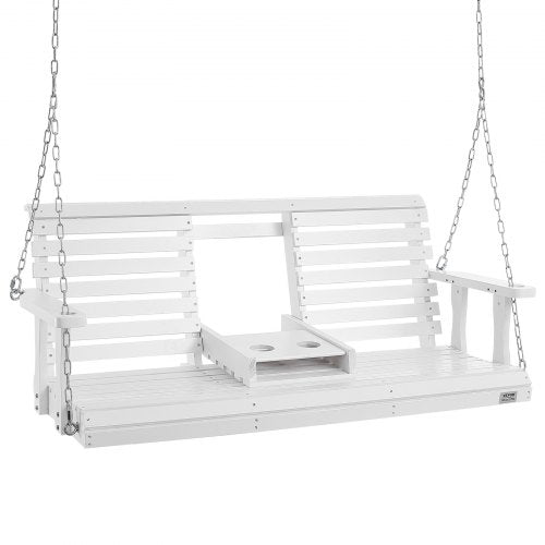Wooden Porch Swing 5 ft Patio bench swing for Courtyard Garden Upgraded