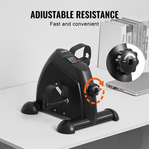 Under Desk Bike Pedal Exerciser Mini Exercise Bike for ArmLeg Exercise