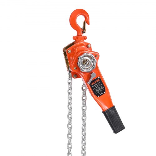 Manual Lever Chain Hoist 34T 1650LBS Capacity Heavy Duty Come Along 10FT