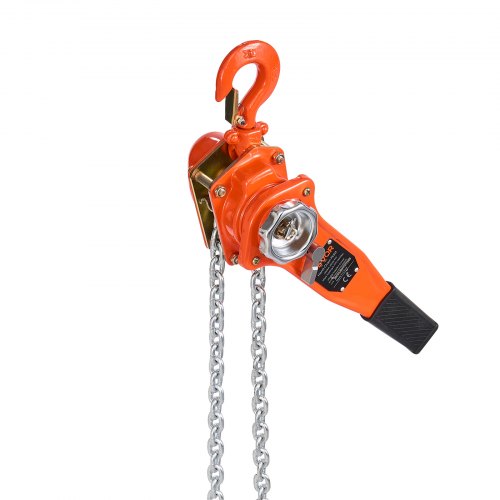 Manual Lever Chain Hoist 34T 1650LBS Capacity Heavy Duty Come Along 10FT