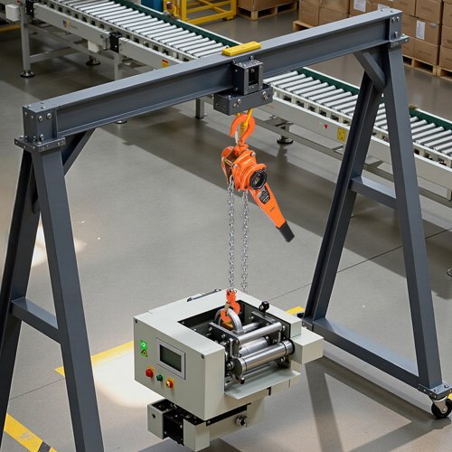 Manual Lever Chain Hoist 34T 1650LBS Capacity Heavy Duty Come Along 5FT