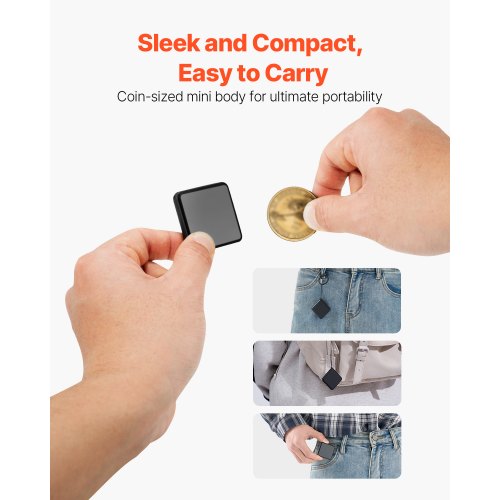 Magnetic Voice Activated Recorder 128GB Digital Voice Recorder with Playback