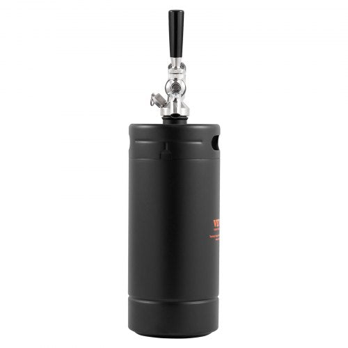 Beer Growler Tap System 128Oz 4L Mini Keg 304 Stainless Steel Pressurized