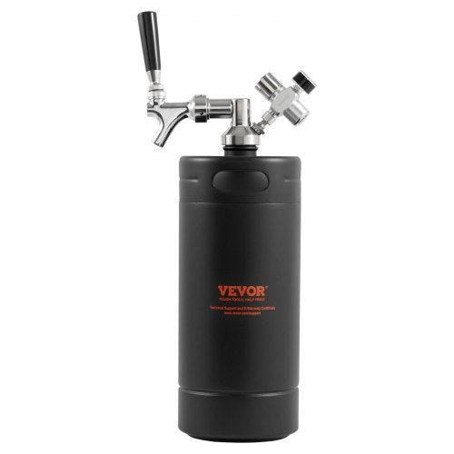 Beer Growler Tap System 128Oz 4L Mini Keg 304 Stainless Steel Pressurized