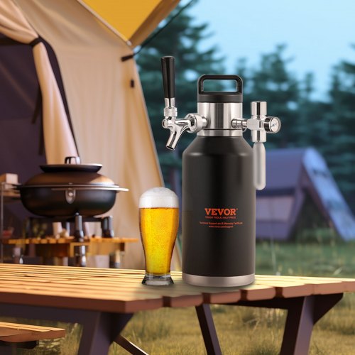 Beer Growler Tap System 64Oz 189L Mini Keg 304 Stainless Steel