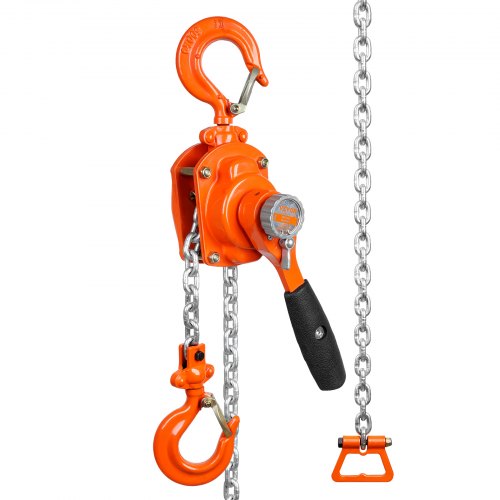 Manual Lever Chain Hoist 12 Ton 1100 lbs Capacity 5 FT Come Along G80