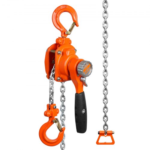 Manual Lever Chain Hoist 14 Ton 550 lbs Capacity 5 FT Come Along G80