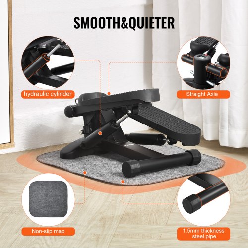 Stair Stepper Mini Stepper for Exercise at Home Hydraulic Fitness Stepper