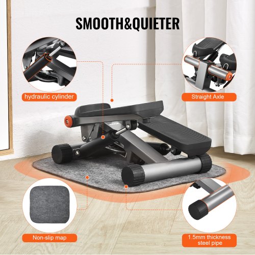 Stair Stepper Mini Stepper for Exercise at Home Hydraulic Fitness Stepper