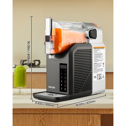 Slushie Machine 2L68oz No Ice Needed Slushy Machine for Home Frozen Drink