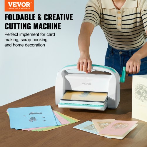 Manual Die Cutting Embossing Machine Portable Cut Machines 9 inch