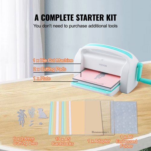 Manual Die Cutting Embossing Machine Portable Cut Machines 9 inch