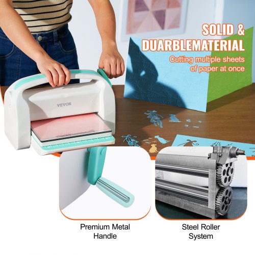Manual Die Cutting Embossing Machine Portable Cut Machines 9 inch
