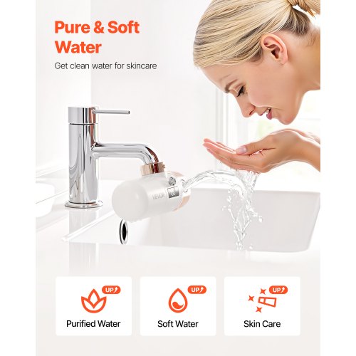 Skincare Water Filter Faucet Mount Water Filters with Micronano Bubble for Skin 1