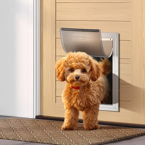 Pet Door 827 x 1193 Aluminum Frame with Lock and Flap System