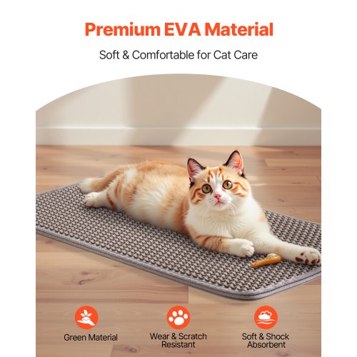 Cat Litter Mat 24 x 15 in DoubleLayer Litter Box Mat NonSlip