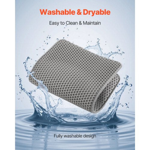 Cat Litter Mat 24 x 15 in DoubleLayer Litter Box Mat NonSlip