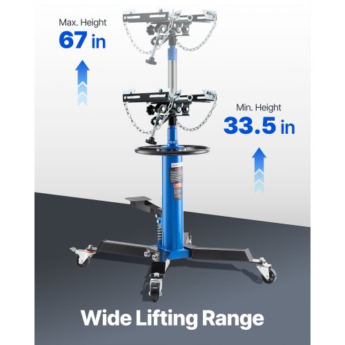Transmission Jack 3367 High Lift 1100 lbs Hydraulic Telescoping