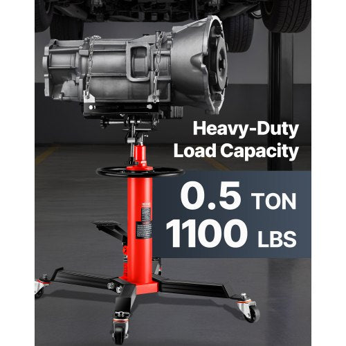 Transmission Jack12Ton1100lbs Capacity Hydraulic Telescopic Transmission