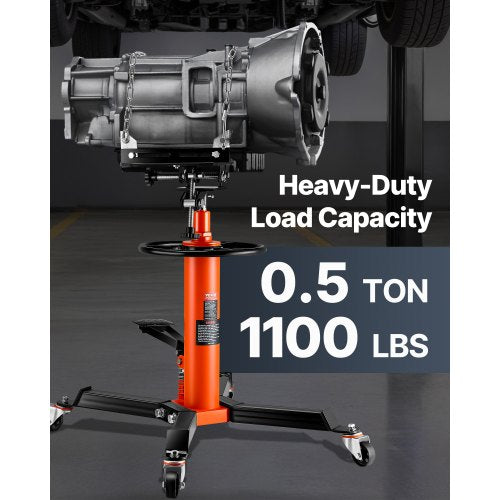 Transmission Jack 12Ton1100lbs Capacity Hydraulic Telescopic Transmission